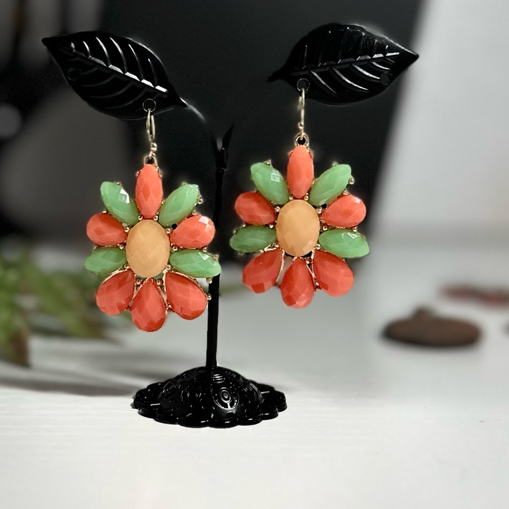 Flower Earrings Multi Earrings